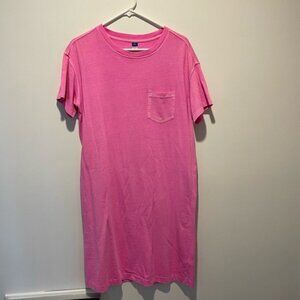 Old Navy T-Shirt Dress Pink Small Tall
